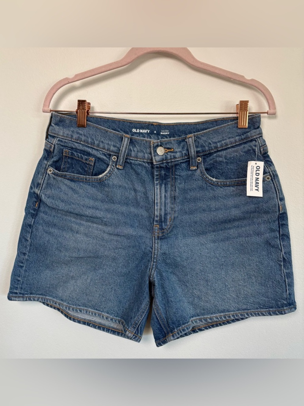 Old Navy High-Rise Baggy Shorts - 6 - NWT